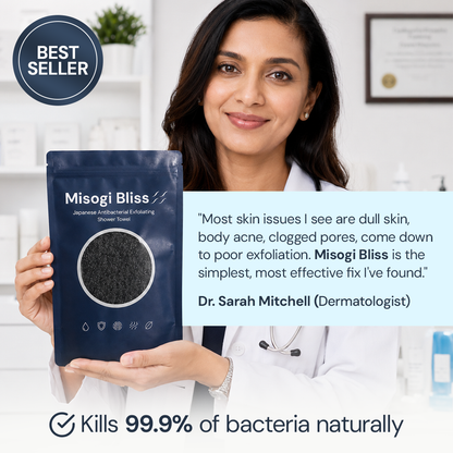 Misogi Bliss - Japanese Antibacterial Exfoliating Towel 50% OFF