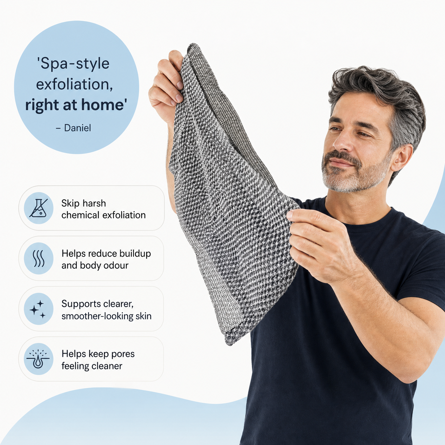 Misogi Bliss - Japanese Antibacterial Exfoliating Towel 50% OFF