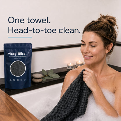 Misogi Bliss - Japanese Antibacterial Exfoliating Towel 50% OFF
